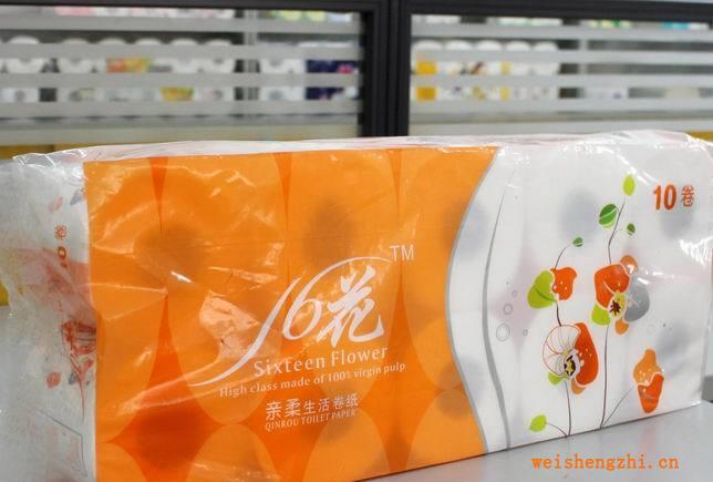 廠家直銷16花親柔卷筒紙衛(wèi)生紙原生漿紙